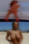 Horny woman having sex